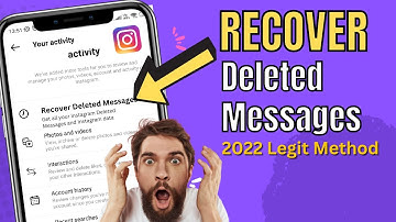 How to Recover Deleted Instagram Message & Chats - (2022 Legit Method)
