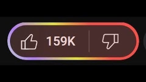 the like button actually glows when you say "smash that like button"