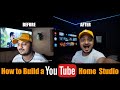 How to Build a Home YouTube Studio in low budget | SHUTTERBOXFILMS