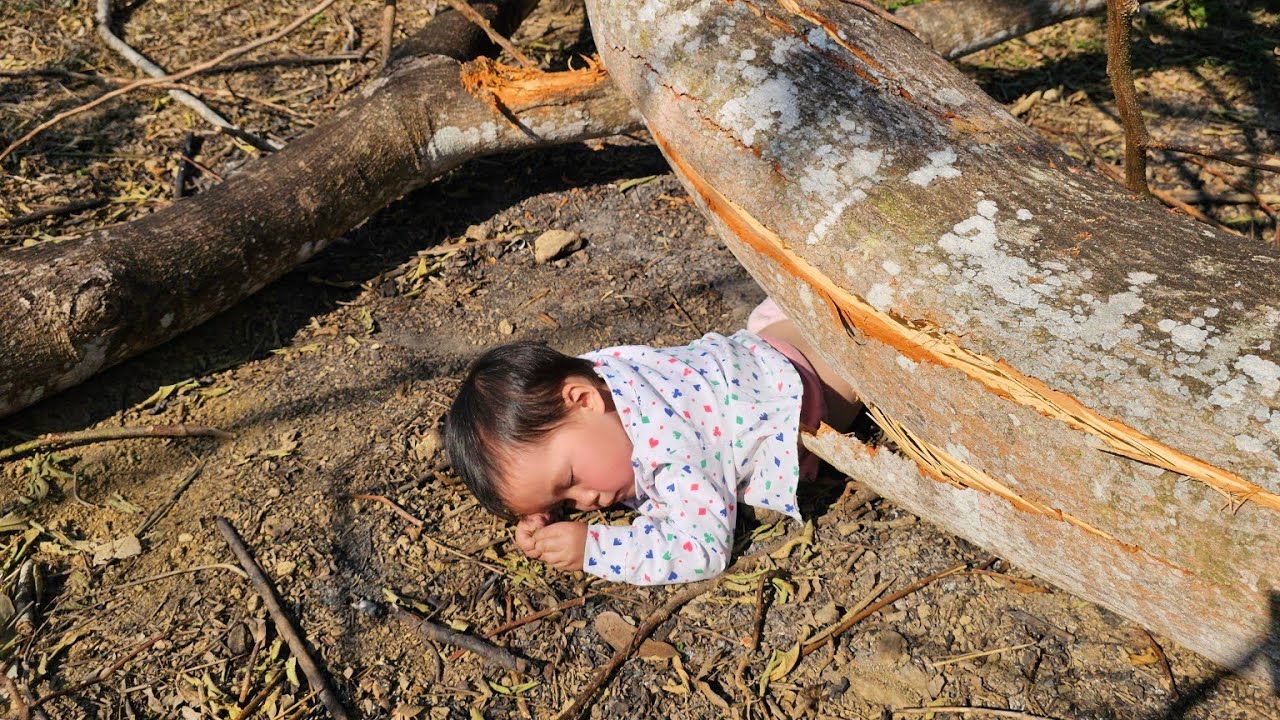 Helen was in serious danger while chopping wood with her single mother ...