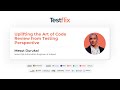 Transforming Code Review into a Learning Tool for QA Teams | Mesut Durukal | #Testflix2024