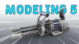 Tutorial series: Arcane Jinx minigun Modeling 5 : Booleans and Sculpting