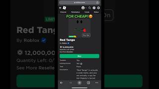 CHEAP ‘RED TANGO’!!😍 #roblox #shorts