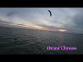 Sunset Ride with the Ozone Chrono 9mph winds