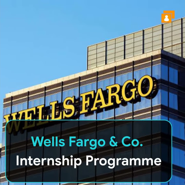 Wells Fargo & Co Internship Programme YouTube