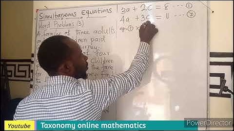 Word Problem leading to Simultaneous Equation | Episode 3