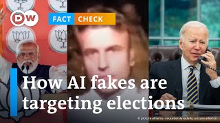 How AI threatens democracies in 2024's elections | Fact check screenshot 5