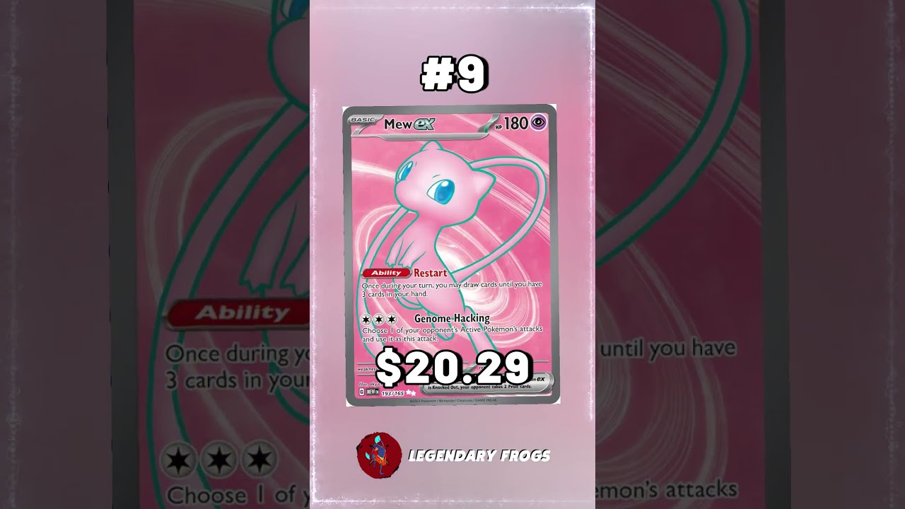 Top 15 Mew Ex Pokemon Cards