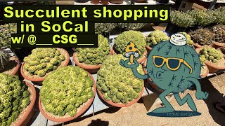 Succulent shopping in SoCal + Talks with a grower