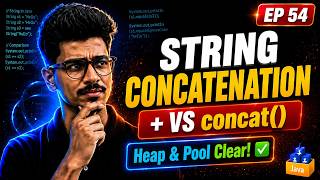 String Concatenation in Java | Heap Memory & String Constant Pool | Java Tutorial in Hindi