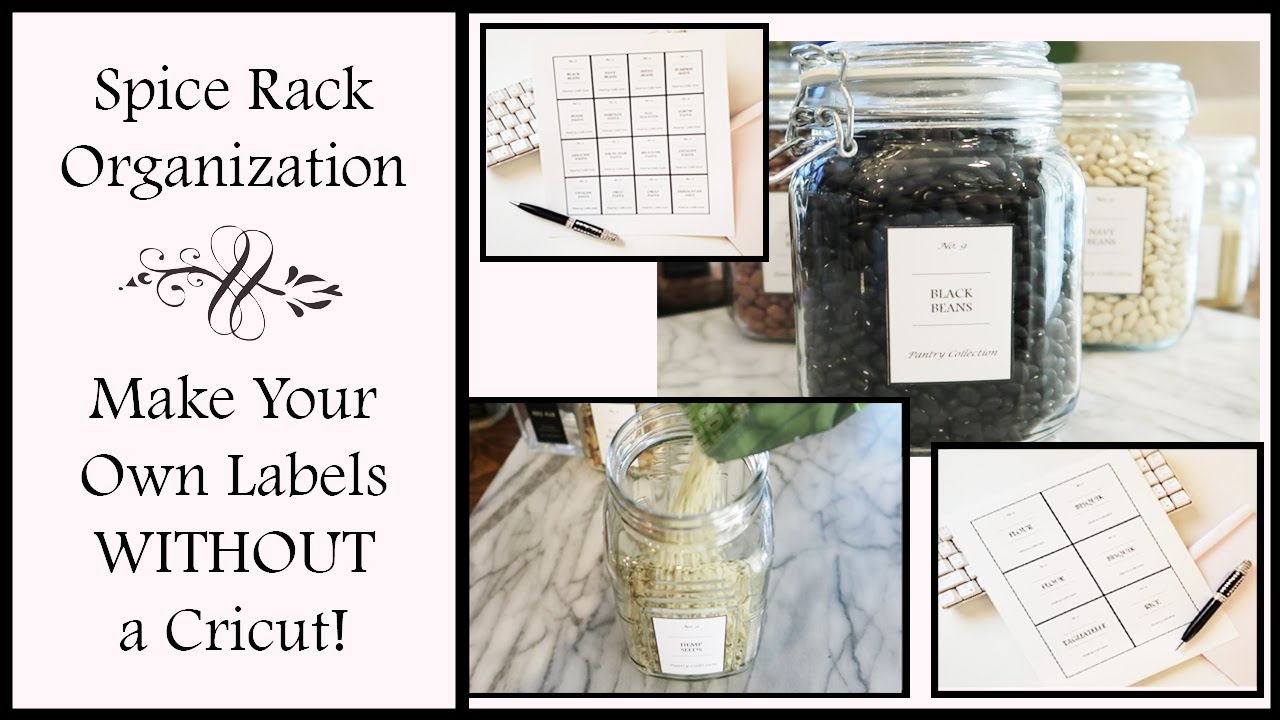 Editable Spice Rack Labels — DIY Labels Club