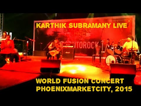 On The Beach Vampire Lestat | Karthik Subramany Live | World Fusion Music Band Bangalore