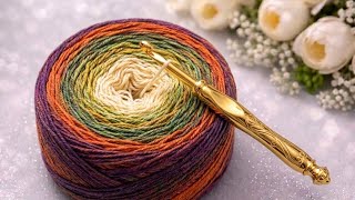 ✅ A Woman from the Germany Showed Me This Amazing Crochet Technique! Crochet Stitch!
