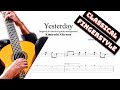 Yesterday TAB - fingerstyle classical guitar tabs (PDF + Guitar Pro)