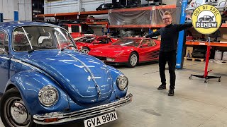 EV Testarossa, 1000 HP Beetle, And More! - Electric Classic Cars Full Shop Tour