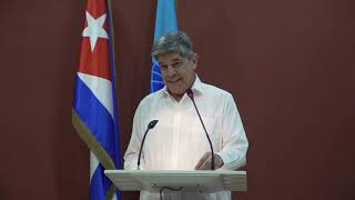 Inauguración: Intervención del Viceministro de Relac. Exteriores de Cuba Carlos Fernández de Cossío