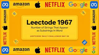 Leetcode 1967. Number of Strings That Appear as Substrings in Word #day30 #dailychallenge #python