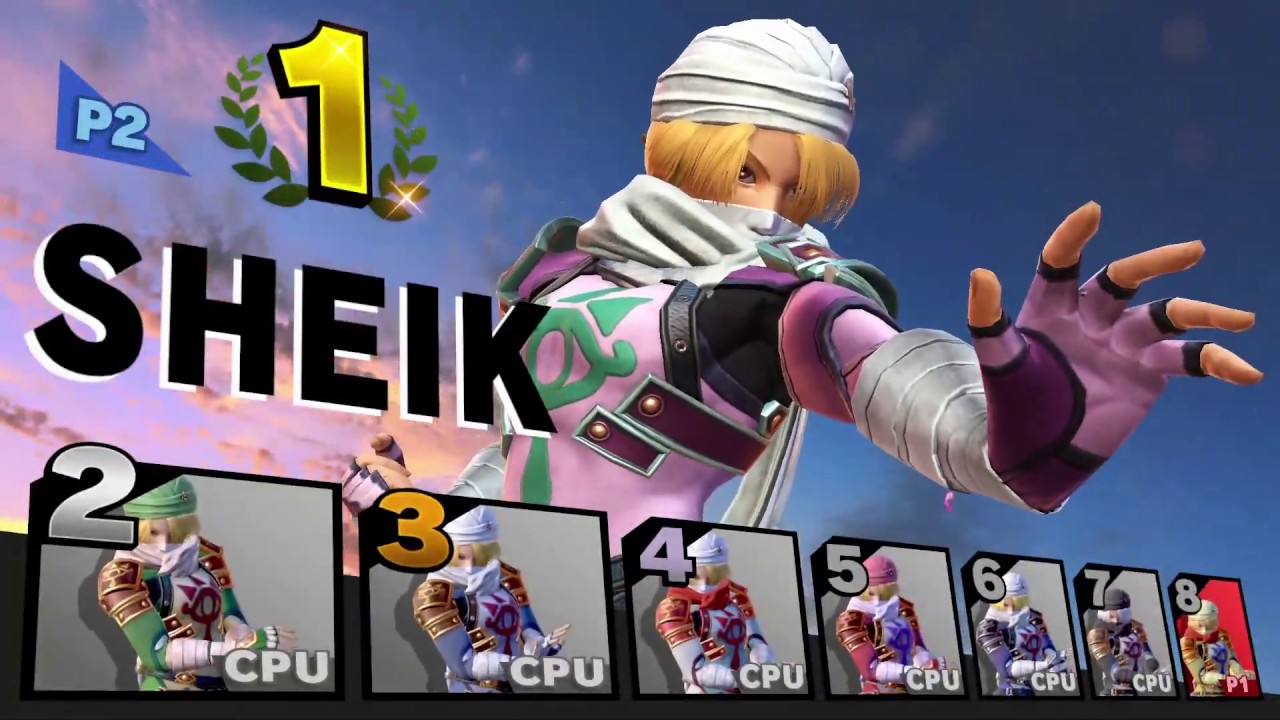 8 Player Battle Royale (Sheik) Super Smash Bros. Ultimate YouTube