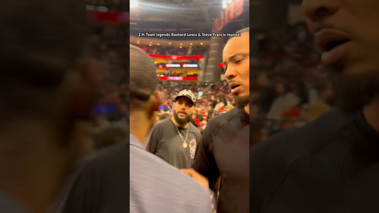 Рашард Льюис и Майк Эванс случайно встречают Стива Фрэнсиса.