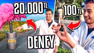 100TL VS 20.000TL DENEY !! (YENİ REKOR)