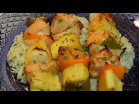 MsSprinkles Delights Ep 40 Power XL Airfryer Oven Chicken & Pineapple Kabobs