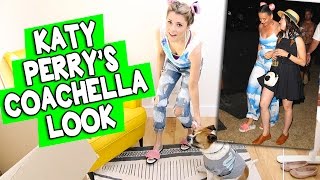 RECREATING KATY PERRY'S COACHELLA LOOK // Grace Helbig
