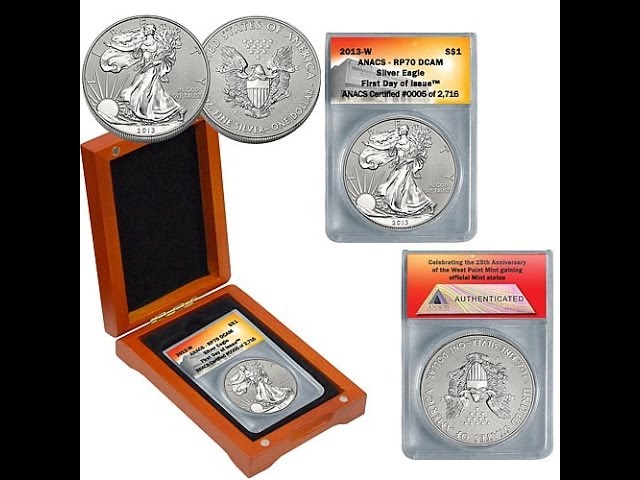 2013 RP70 ANACS FDOI LE 2716 Silver Eagle Dollar - YouTube