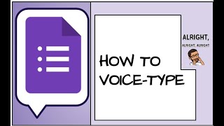 How to voice-type in a Google form