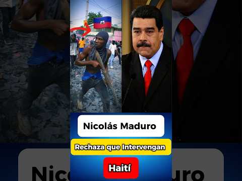 Nicolás Maduro se pronuncia ante la grave situación en Haití y propone soluciones 🆘🇭🇹💡