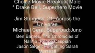 Teen Choice awards 2008 Winners part 1