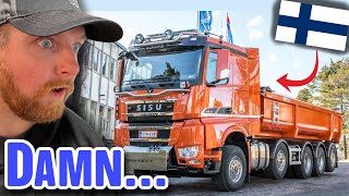 American Reacts to SISU Trucks from Finland