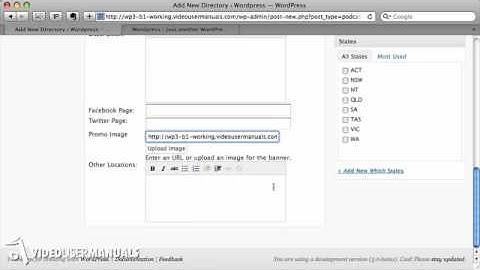 Wordpress 3 - Menu & Custom Posts Overview