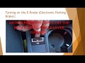 Turning On and Off the Electronic Parking Brake (EPB) for the 2016 Volkswagen Tiquan
