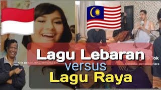 Eps 155. Lagu Lebaran 🇮🇩 vs 🇲🇾 Lagu Raya 😂😂😂 @winwannur