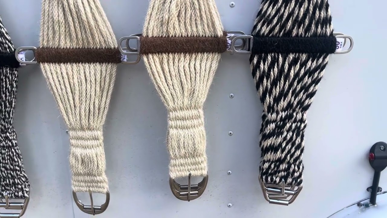 Made in USA 100% Mohair cinches