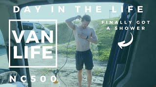 How I Shower Living In A Van Day In The Van Life Travel Vlog