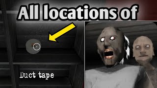 All locations of duct tape in granny chapter 2 • all places of duct tape in granny chapter 2