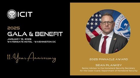 🎥 ICIT 2025 Pinnacle Award Honoree Spotlight| Sean Plankey
