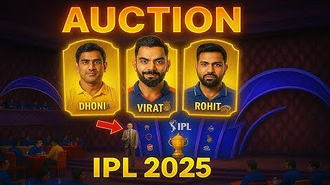 IPL 2025 Auction in WCC3 – Kohli vs Dhoni vs Rohit 🔥 Who Got Sold Where?