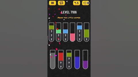 Water sort puzzle level 7106