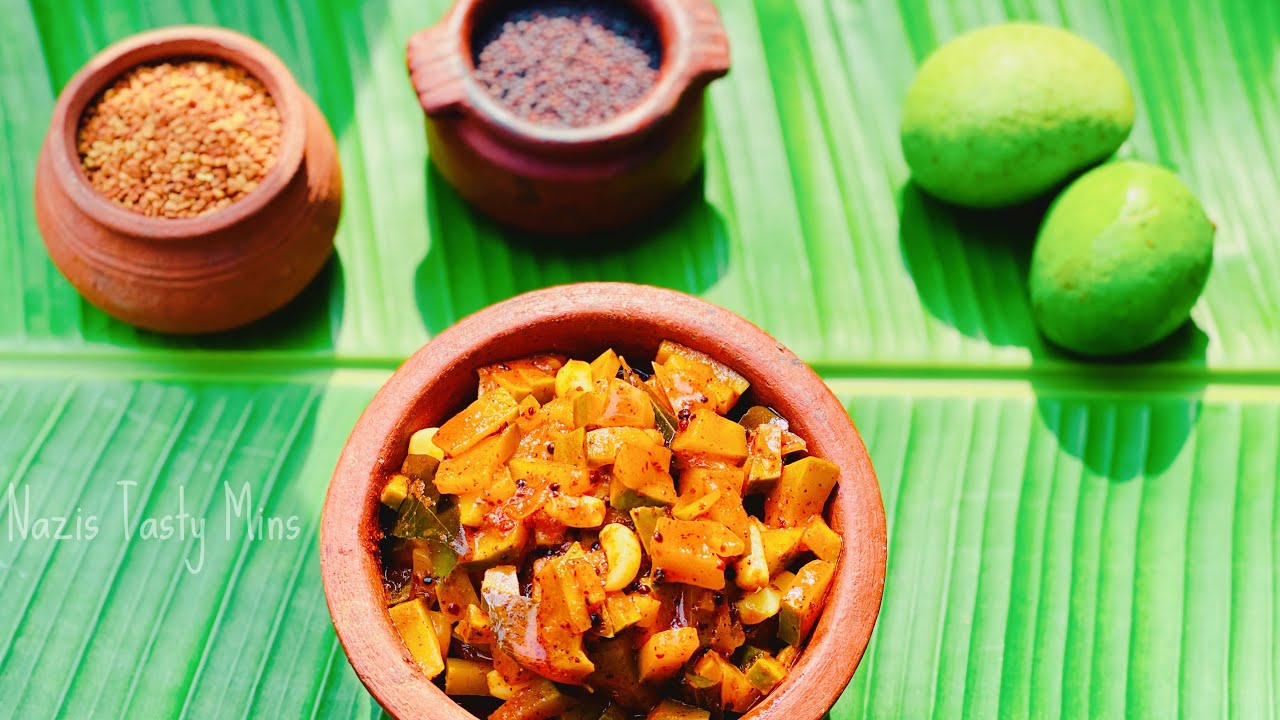 Instant Mango Pickle Recipe Kerala Style Mango Pickle Recipe in