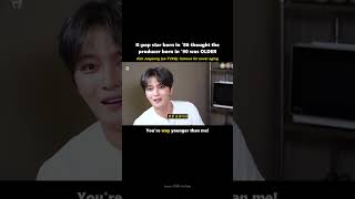 K-pop star born in '86 thought the producer born in '90 was OLDER than him