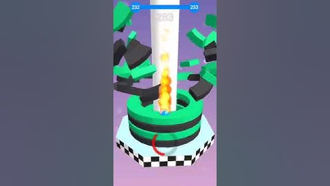 Stack Ball 3D Game | Level 232 | Play Stack Ball Game In Fast Speed | Stack Ball Game YouTube Short