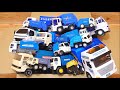 We've collected a box full of blue garbage trucks 🎵Working vehicles that keep our city clean ⭐️