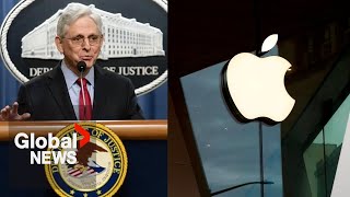 US sues Apple over \\