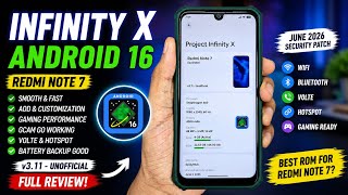 📱 Redmi Note 7 Infinity X ROM v3.11 (Android 16) Review | Smooth, Fast & Daily Driver? screenshot 5