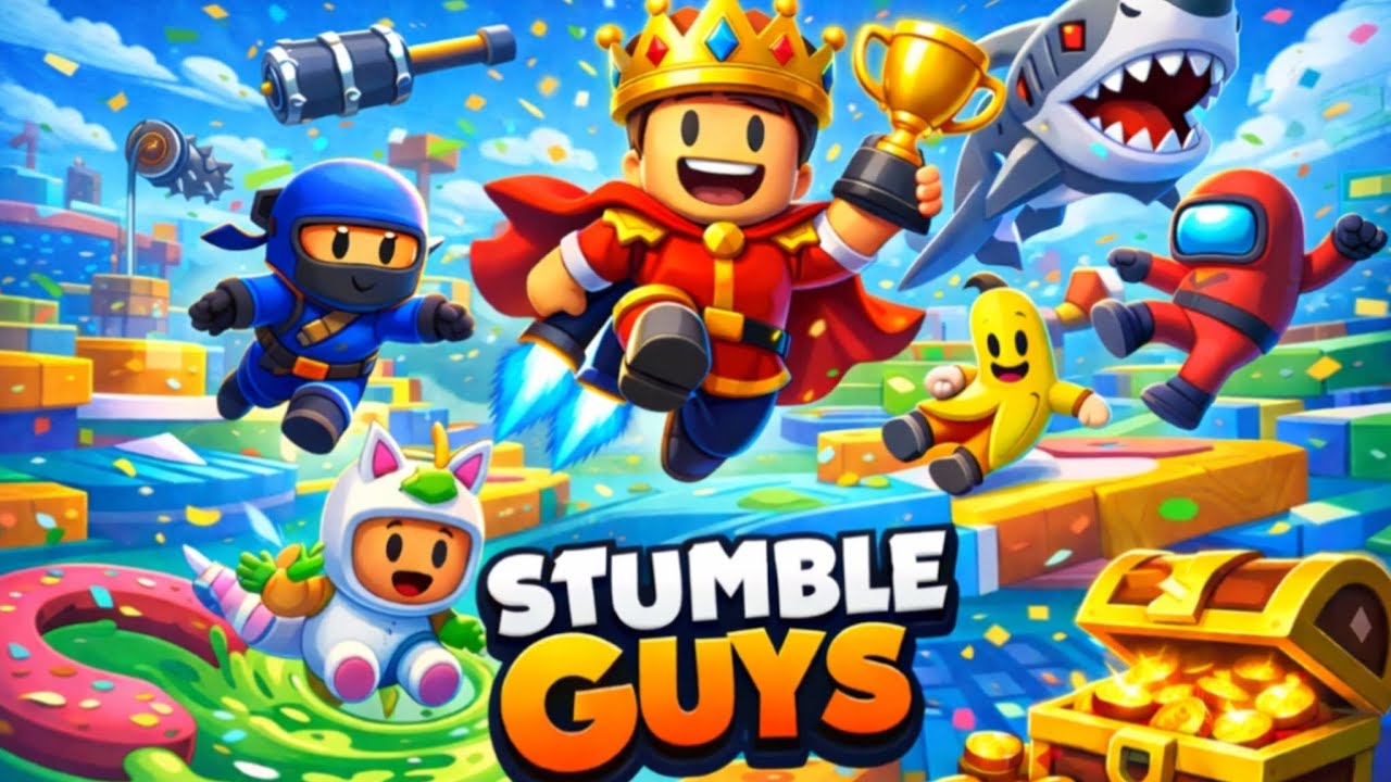 Playing Stumble guys for not the first time | Iampanda