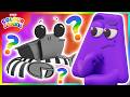 ¿De qué color es un cangrejo? - Y otros animales|Compilación para aprender los colores |Colourblocks