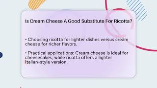 Is Cream Cheese A Good Substitute For Ricotta? - The Skillful Chef