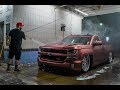 Bagged Silverado Out For A Late Night Drive!!!